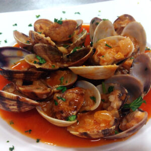 Almejas a la marinera